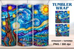 Stained Glass Tumbler, 20 oz Tumbler Wrap Product Image 1