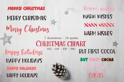 Santa clip art, Christmas clipart, merry christmas svg Product Image 3