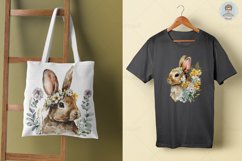 Watercolor Spring Bunny Rabbit Sublimation Collection Product Image 3