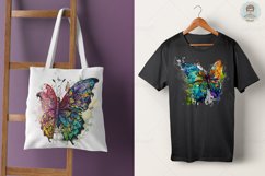 Watercolor Spring Butterfly Sublimation Clipart Product Image 3