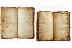 Books, Ephemera, PNG, Junk Journal, Vintage, clipart 1 Product Image 3
