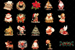 Christmas Clipart PNG, Santa Claus Product Image 3