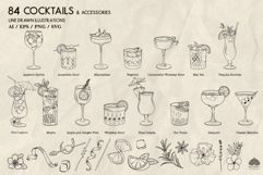 84 Cocktails Illustrations Svg Png Eps Product Image 7
