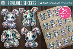 Zombie Toys. Halloween Stickers design PNG Product Image 1