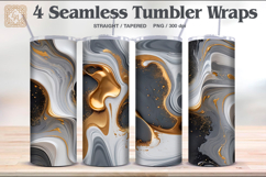 Abstract Waves Tumbler Sublimations , 20 oz Tumbler Wrap Product Image 1