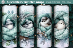 4Christmas Seamless Tumbler Wrap 20 oz Product Image 1