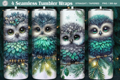 4Christmas Seamless Tumbler Wrap 20 oz Product Image 1