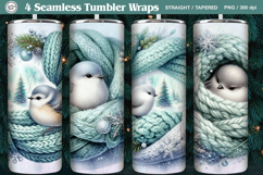 4Christmas Seamless Tumbler Wrap 20 oz Product Image 1