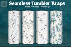 4 Christmas Seamless Tumbler Wrap 20 oz Product Image 1