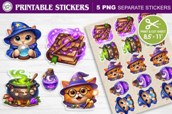 Magic. Print &amp; Cut Stickers PNG Product Image 1