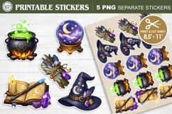 Magic. Print &amp; Cut Stickers PNG Product Image 1