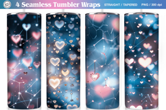 4 Heart Tumbler Wrap 20 oz Product Image 1