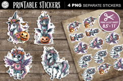 Halloween Stickers design PNG Product Image 1