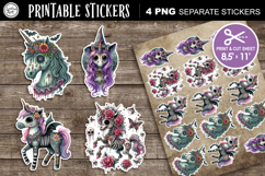 Halloween Stickers design PNG Product Image 1
