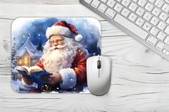 Santa Claus Mousepad PNG, Santa Claus Mousepad sublimation Product Image 1