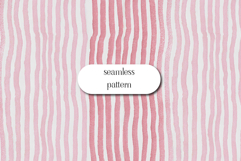 Pink Wavy Stripe Seamless Pattern Pastel Lines JPG Product Image 1