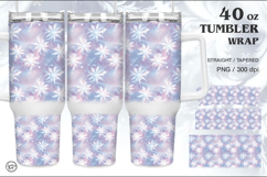Cristmas Tumbler Sublimation, 40 oz Tumbler Wrap Product Image 1
