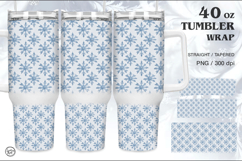 Cristmas Tumbler Sublimation, 40 oz Tumbler Wrap Product Image 1