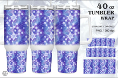 Cristmas Tumbler Sublimation, 40 oz Tumbler Wrap Product Image 1