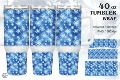 Cristmas Tumbler Sublimation, 40 oz Tumbler Wrap Product Image 1