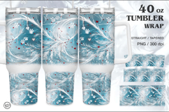 Cristmas Tumbler Sublimation, 40 oz Tumbler Wrap Product Image 1