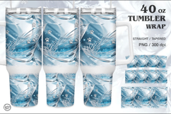 Cristmas Tumbler Sublimation, 40 oz Tumbler Wrap Product Image 1