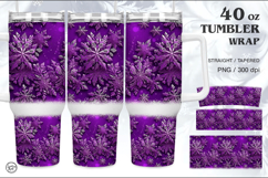 Cristmas Tumbler Sublimation, 40 oz Tumbler Wrap Product Image 1