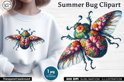 Summer. Bee. Sublimation, print design PNG Product Image 1