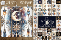 180 Celestial and Boho Tumbler Wraps, 20 oz, BUNDLE Product Image 2