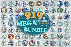 919 Christmas Decor |MEGA BUNDLE | PNG Sublimation Product Image 1