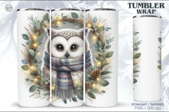 Christmas Seamless Tumbler Wrap 20 oz Product Image 1