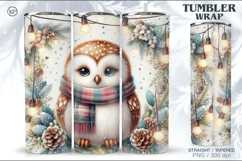 Christmas Seamless Tumbler Wrap 20 oz Product Image 1