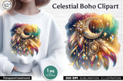 Celestial Boho Sublimation design PNG Product Image 1