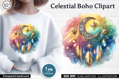 Celestial Boho Sublimation design PNG Product Image 1