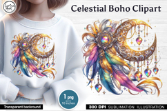 Celestial Boho Sublimation design PNG Product Image 1
