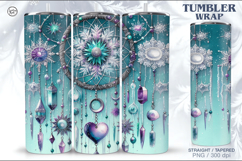 Christmas Magic Seamless Tumbler Wrap 20 oz Product Image 1