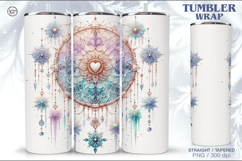 Christmas Celestial Seamless Tumbler Wrap 20 oz Product Image 1
