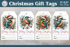 Christmas Gift Tags|Winter Bird | PNG Sublimation Product Image 1