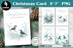 Merry Christmas Card. Printable cards Product Image 1