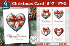 Merry Christmas Card. Printable cards Product Image 1