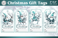 Christmas Gift Tags|Christmas Deer| PNG Sublimation Product Image 1