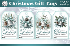 Christmas Gift Tags|Christmas Bell| PNG Sublimation Product Image 1