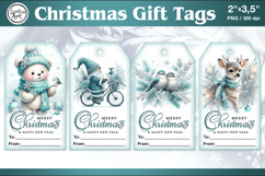 Christmas Gift Tags|Cozy Christmas| PNG Sublimation Product Image 1