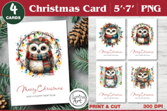 Merry Christmas Card. Printable cards Product Image 1