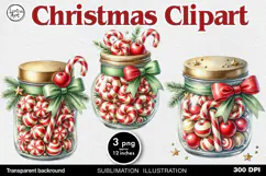 Cozy Christmas. Christmas Candies. PNG sublimation Product Image 1