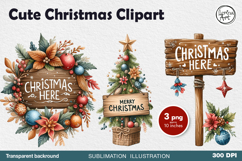 Christmas Tag. PNG sublimation Product Image 1