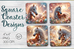 Mother's love Coaster Sublimation, 4 PNG Product Image 1