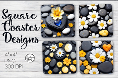 Flower &amp; Pebbles Sublimation, Product Image 1