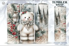 Christmas Tumbler Wrap 20 oz Product Image 1