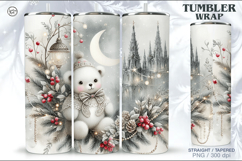 Christmas Tumbler Wrap 20 oz Product Image 1